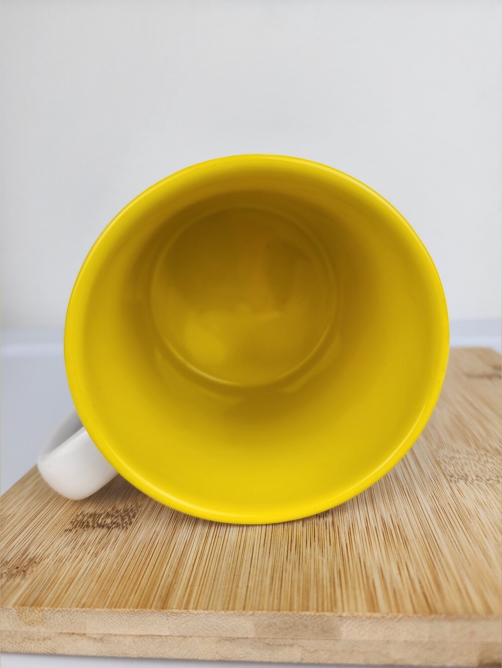 The Old Pottery Bee Yourself Yellow Interior Ceramic Coffee Mug - Picture 10 of 11